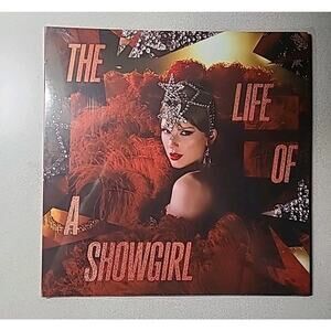 NEW Taylor Swift Life of a Showgirl Tiny Bubbles Red Lipstick & Lace Vinyl Album